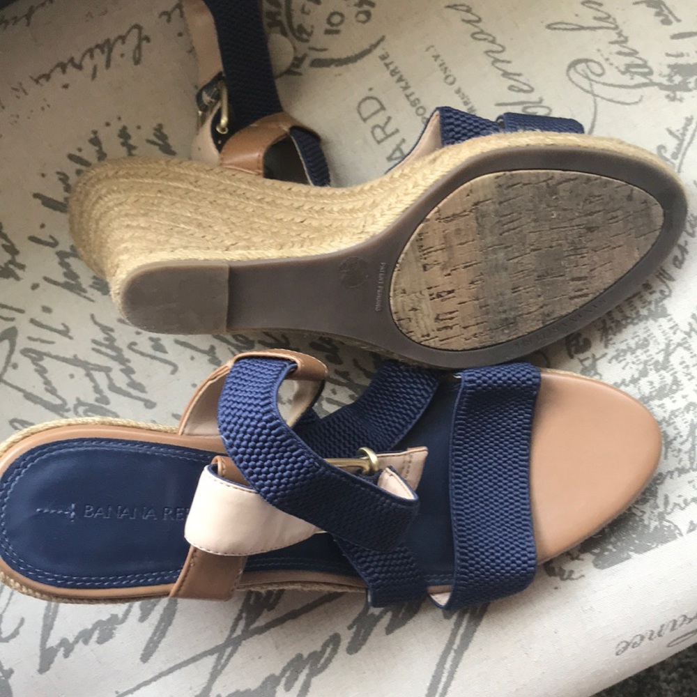 Navy wedges - Picture 3 of 4